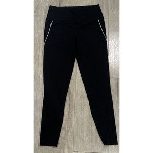 VSX Black FITNESS LEGGINGS w/SHEER PANEL S Ladies Tight VICTORIA'S SECRET SPORT